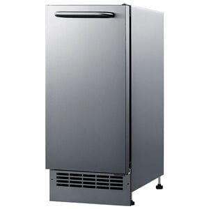 Summit 15 in. Built-In Undercounter Ice Maker with 22 lb. Ice Storage - Stainless Steel, , hires