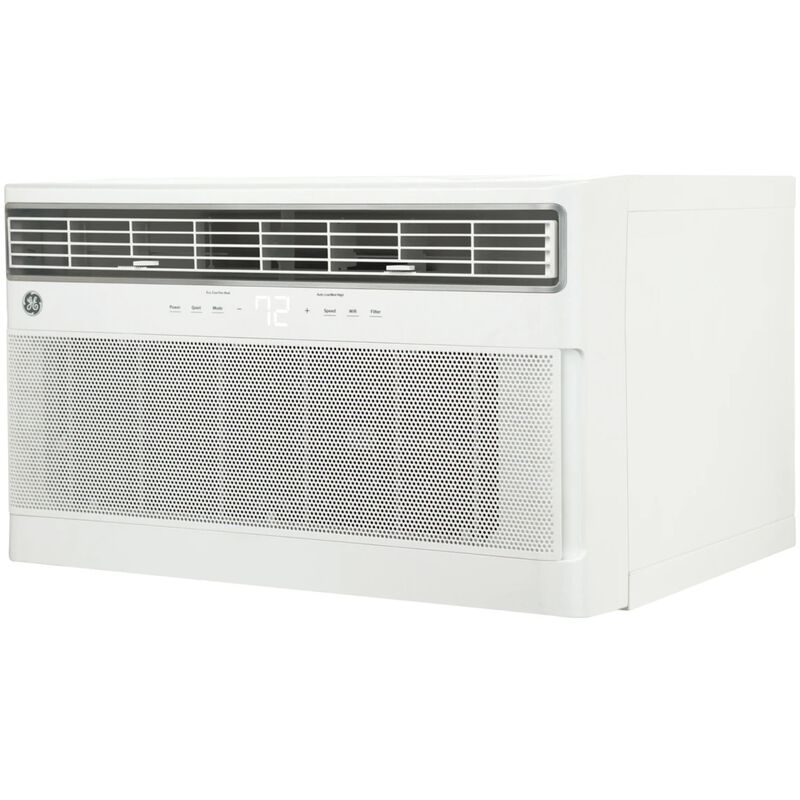 GE 12,000 BTU 230V Smart Through-the-Wall Air Conditioner with Inverter, 3 Fan Speeds & Remote Control - White, , hires