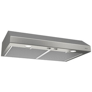 Broan Glacier BCSD1 Series 24 in. Standard Style Range Hood with 2 Speed Settings, 300 CFM, Convertible Venting & 2 Halogen Lights - Stainless Steel, , hires
