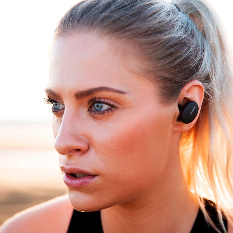 オーディオ機器 イヤフォン Bose - Sport Earbuds - True Wireless Bluetooth Audio Earbuds - Triple Black