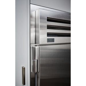 Sub-Zero Pro 48 in. 30.4 cu. ft. Built-In Smart Counter Depth 6-Door Side-by-Side Refrigerator with Glass Door & Ice Maker - Stainless Steel, , hires