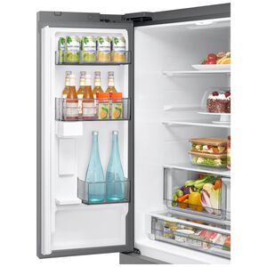 Samsung Bespoke 36 in. 29.5 cu. ft. Smart French Door Refrigerator with Internal Water Dispenser - Fingerprint Resistant Stainless, , hires