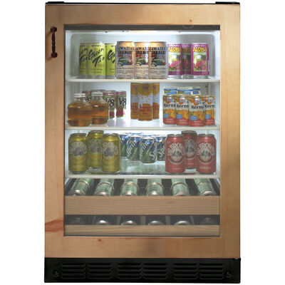 Monogram 24 in. 5.5 cu. ft. Built-In/Freestanding Beverage Center with Pull-Out Shelves & Digital Control - Custom Panel Ready | ZDBI240HII