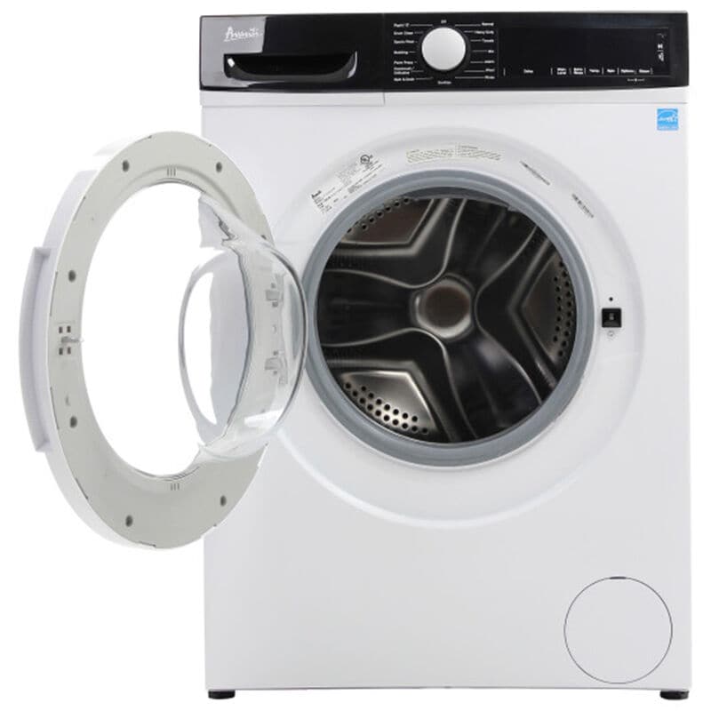 Avanti 24 in. 2.2 cu. ft. Stackable Front Load Washer with Sanitize & Steam Cycle - White, , hires