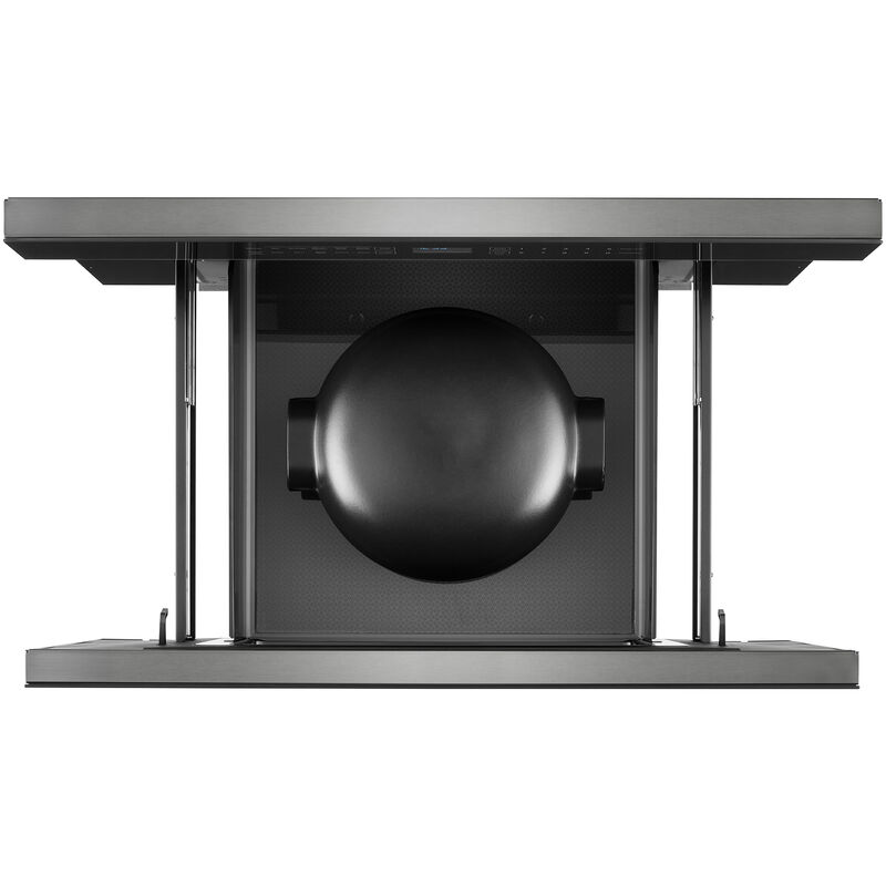 JennAir Noir 30 in. 1.2 cu. ft. 950W Drawer Microwave with Sensor Cooking - Floating Glass Black, , hires