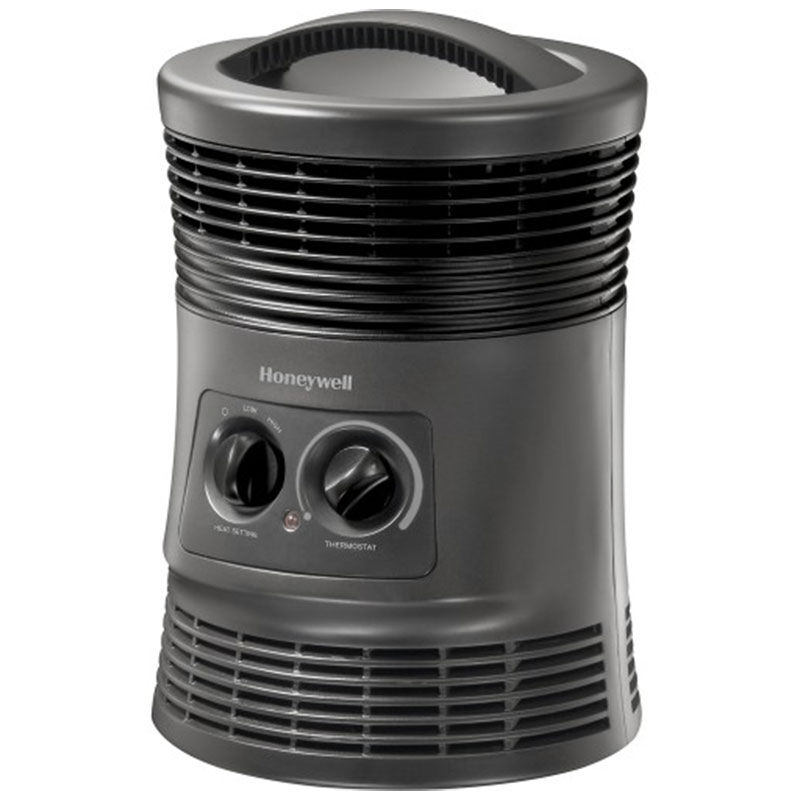 Honeywell 360 Degree Surround Electric Heater with 2 Heat Setting - Black |  P.C. Richard u0026 Son
