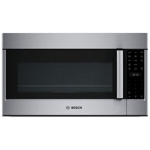 Bosch Benchmark Series 30 in. 1.9 cu. ft. Over-the-Range Microwave with 10 Power Levels, 385 CFM & Sensor Cooking Controls - Stainless Steel, , hires