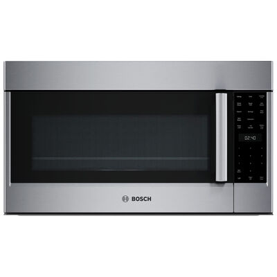 Bosch Benchmark Series 30 in. 1.9 cu. ft. Over-the-Range Microwave with 10 Power Levels, 385 CFM & Sensor Cooking Controls - Stainless Steel | HMVP054U
