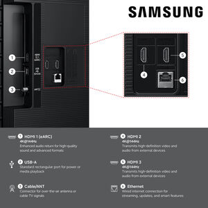 Samsung - 85" Class M70H Mini LED 4K UHD Smart Tizen TV, , hires