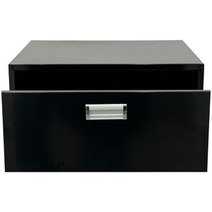 Equator Universal Laundry Pedestal for 24" Washer, Dryer & Combo with Storage Drawer - Black, , hires
