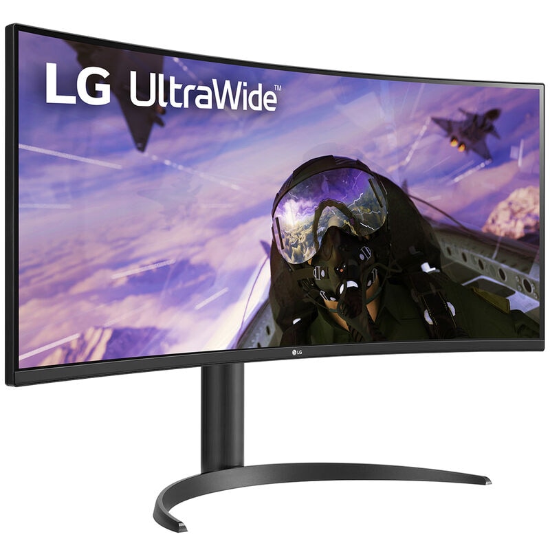 LG 34" UltraWide QHD HDR Curved Gaming Monitor with AMD FreeSync Premium 160Hz Refresh Rate, , hires