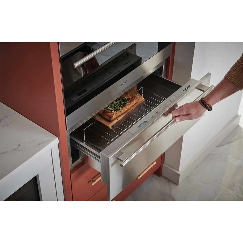 Wolf 30 in. 1.6 cu. ft. Warming Drawer with Humidity Control - Custom Panel Ready, , hires