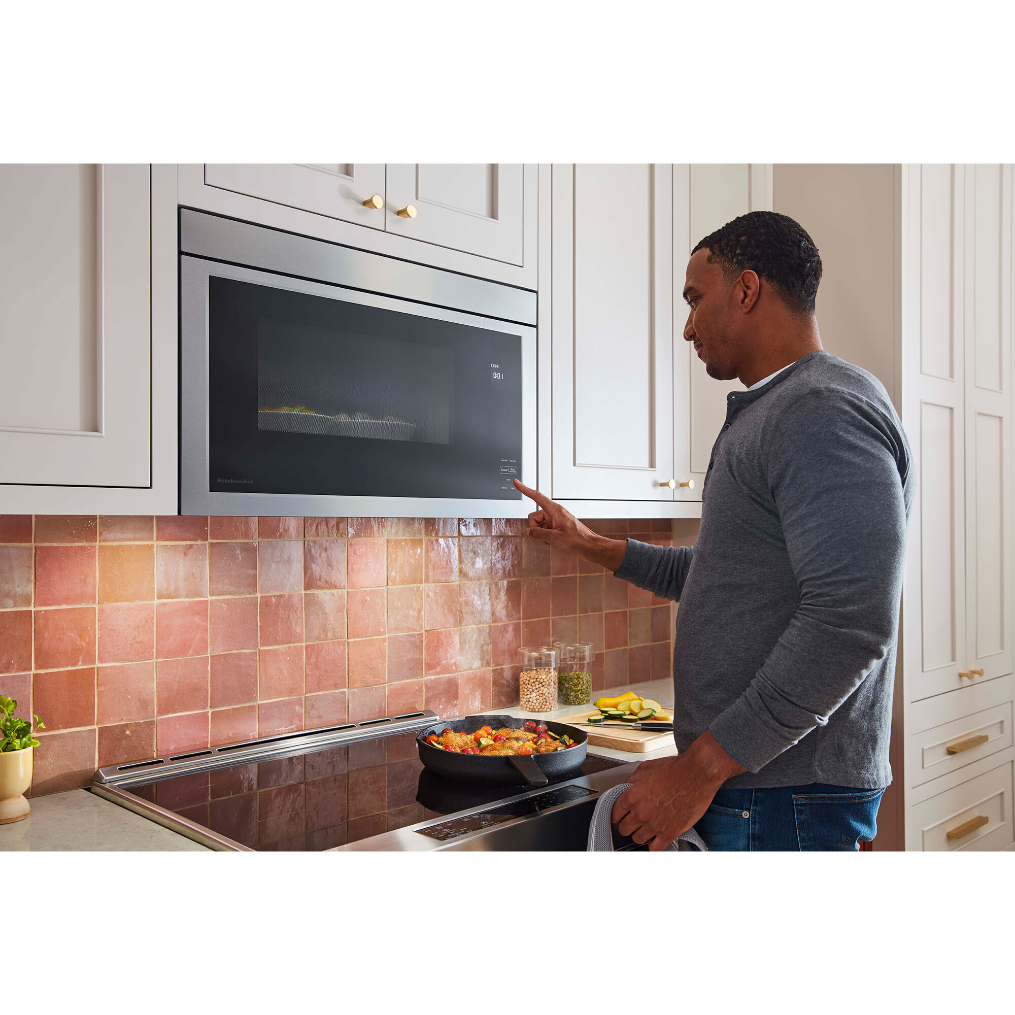 KitchenAid 30 in. 1.1 cu. ft. 1000W Over-the-Range Microwave with