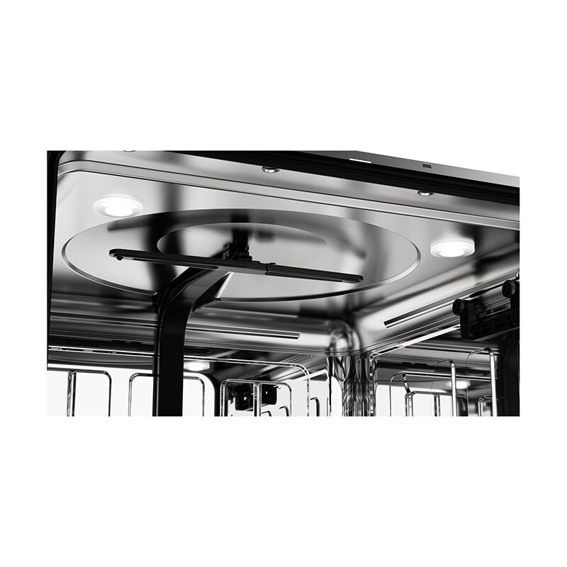 Sharp 24 in. Top Control Flush-Mount Dishwasher with 45 dBa Sound Level & 3rd-Rack - Stainless Steel, , hires