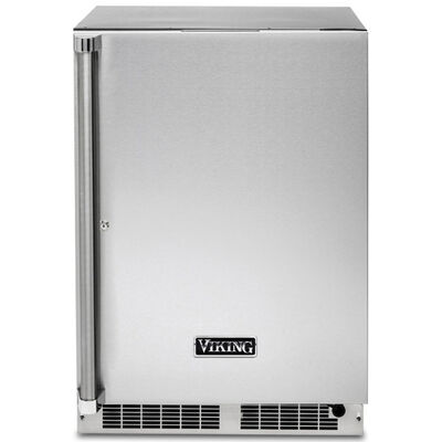 Viking 5 Series 24 in. 5.1 cu. ft. Outdoor Mini Fridge - Stainless Steel | VRUO5241DRSS