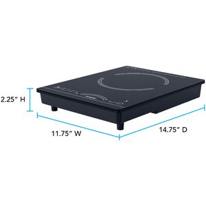 Avanti Induction Cooktop 1,800 Watt Portable Hot Plate - Black, , hires