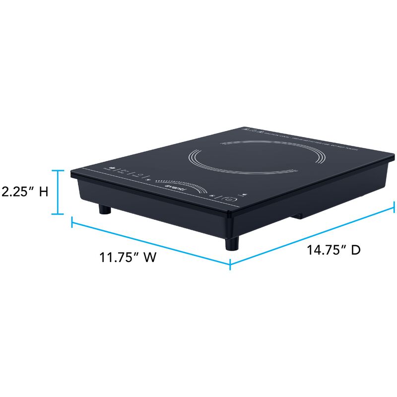 Avanti Induction Cooktop 1,800 Watt Portable Hot Plate - Black, , hires