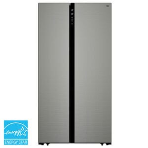 Avanti 33 in. 15.6 cu. ft. Counter Depth Side by Side Refrigerator - Stainless Steel, , hires
