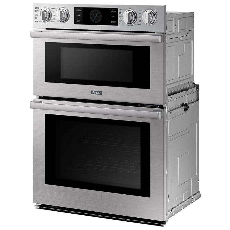 Dacor Transitional Series 30 in. 6.7 cu. ft. Electric Smart Oven/Microwave Combo Wall Oven with Dual Convection & Self Clean - Silver Stainless, , hires