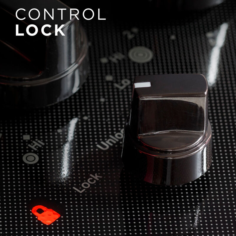 GE 36 in. 5-Burner Electric Cooktop with Simmer Burner & Power Burner - Stainless Steel, , hires