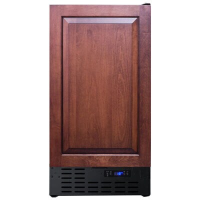 Summit 18 in. 2.7 cu. ft. Built-In Frost Free Compact Upright Freezer with Adjustable Shelves - Custom Panel Ready | SCFF1842IF
