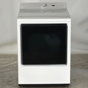 LG 27 in. 7.3 cu. ft. Smart Electric Dryer with AI Sensor Dry - Alpine White (Open Box Excellent Condition), , hires