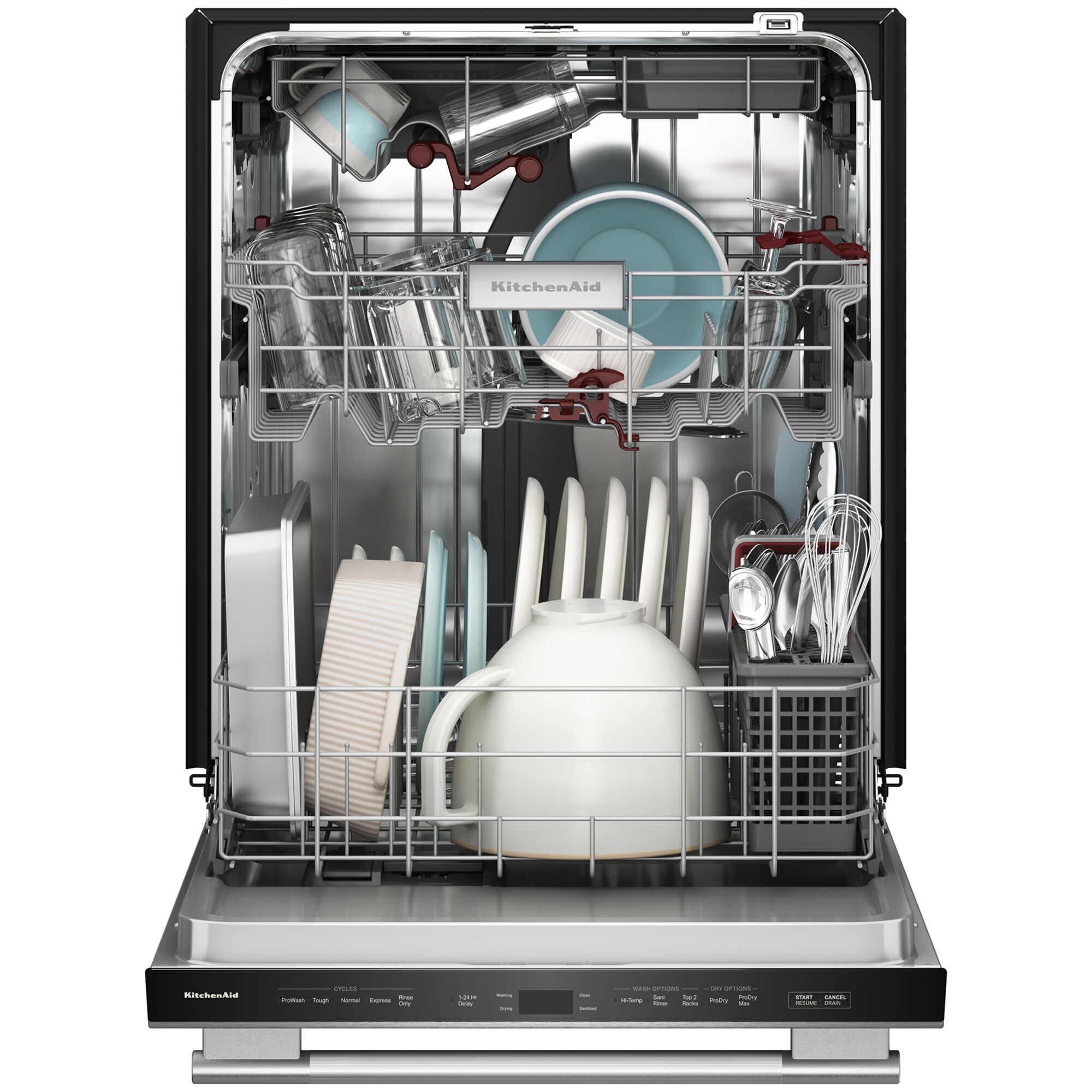 KitchenAid 24 in. Top Control Dishwasher with 44 dBA Sound Level
