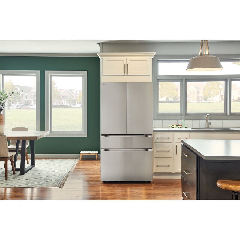 LG 36 in. 29.6 cu. ft. Smart 4-Door French Door Refrigerator with Internal Water Dispenser - PrintProof Stainless Steel, , hires