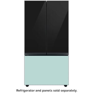 Samsung BESPOKE 3-Door French Door Bottom Panel for Refrigerators - Morning Blue Glass, , hires