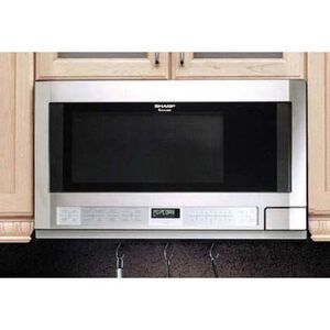 Sharp 24 in. 1.5 cu.ft Over-the-Counter Microwave Microwave with 11 Power Levels & Sensor Cooking Controls - Stainless Steel, , hires