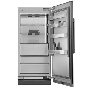 Dacor 36 in. 21.4 cu. ft. Built-In Upright Smart Freezer with Ice Maker & Digital Control - Custom Panel Ready, , hires