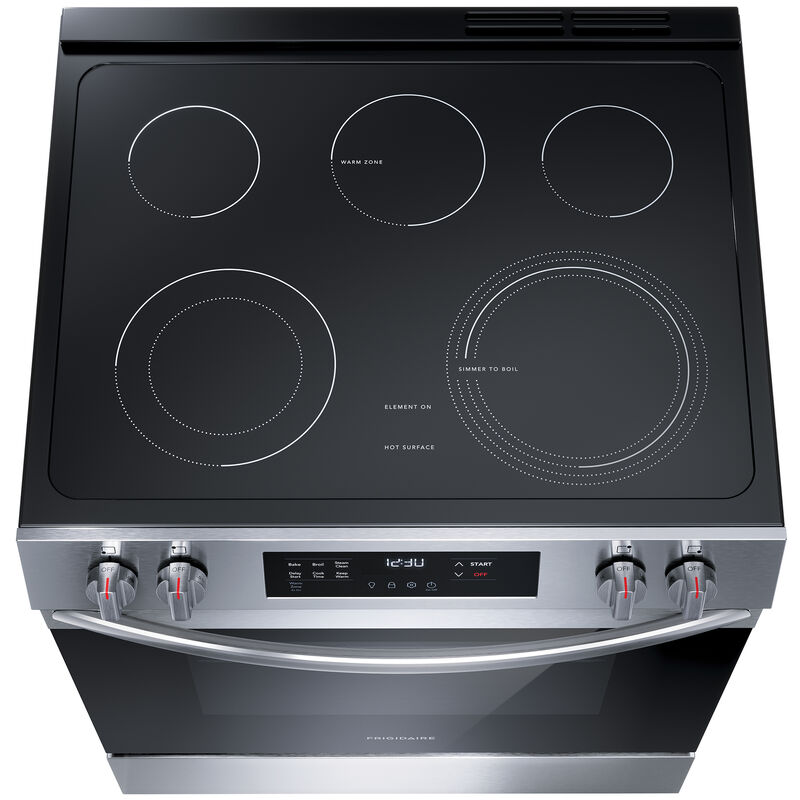 Frigidaire 30 in. 5.3 cu. ft. Electric Range with Smoothtop Burners - Stainless Steel, Stainless Steel, hires