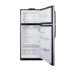 Summit 30 in. 20.5 cu. ft. Top Freezer Refrigerator - Stainless Steel, , hires