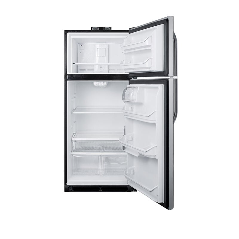 Summit 30 in. 20.5 cu. ft. Top Freezer Refrigerator - Stainless Steel, , hires