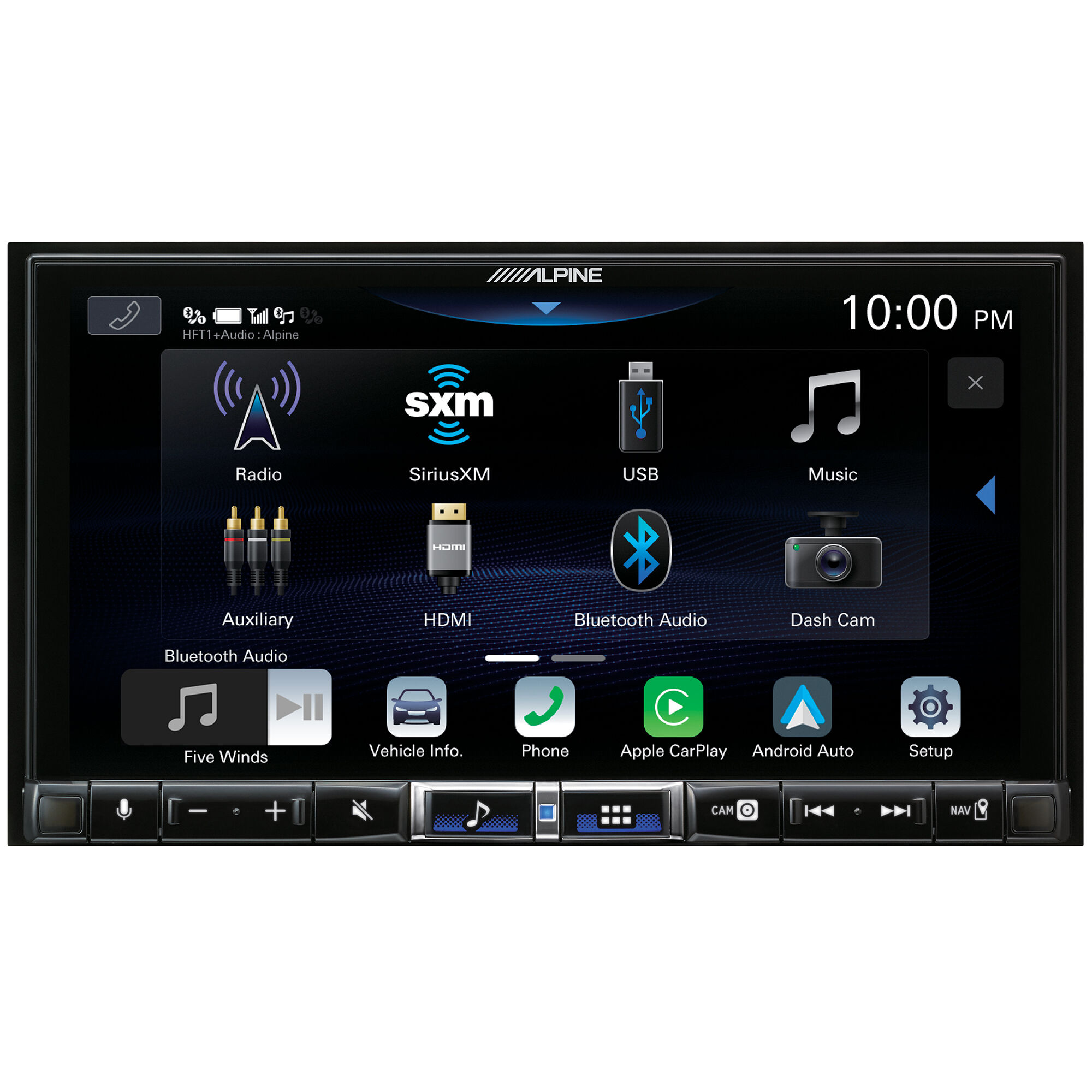Alpine Digital Multimedia Receiver with 7 in. Touchscreen Display