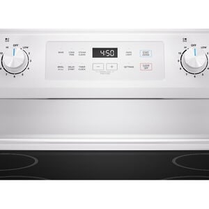 Midea 30 in. 6.3 cu. ft. Electric Range with Radiant Burners - White, White, hires