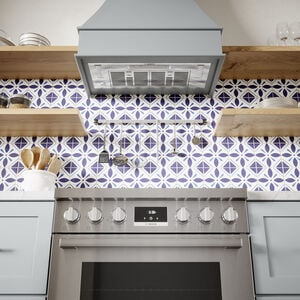 Bosch 300 Series 30 in. Smart Convertible Standard Style Range Hood with 300 CFM, 4 Fan Speeds & 2 LED Lights - Stainless Steel, , hires