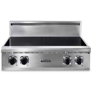 Viking 5 Series 30 in. 4-Burner Induction Rangetop with MagneQuick Power & Simmer Burner - Stainless Steel, , hires