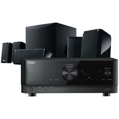 Yamaha 5.1-Channel Home Theater System with 8K HDMI and MusicCast | YHT5960UBL
