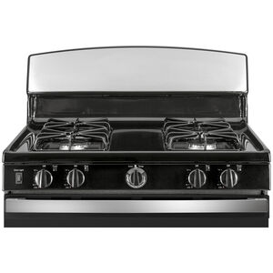 GE 30 in. 4.8 cu. ft. Gas Range with 4 Sealed Burners - Stainless Steel, Stainless Steel, hires