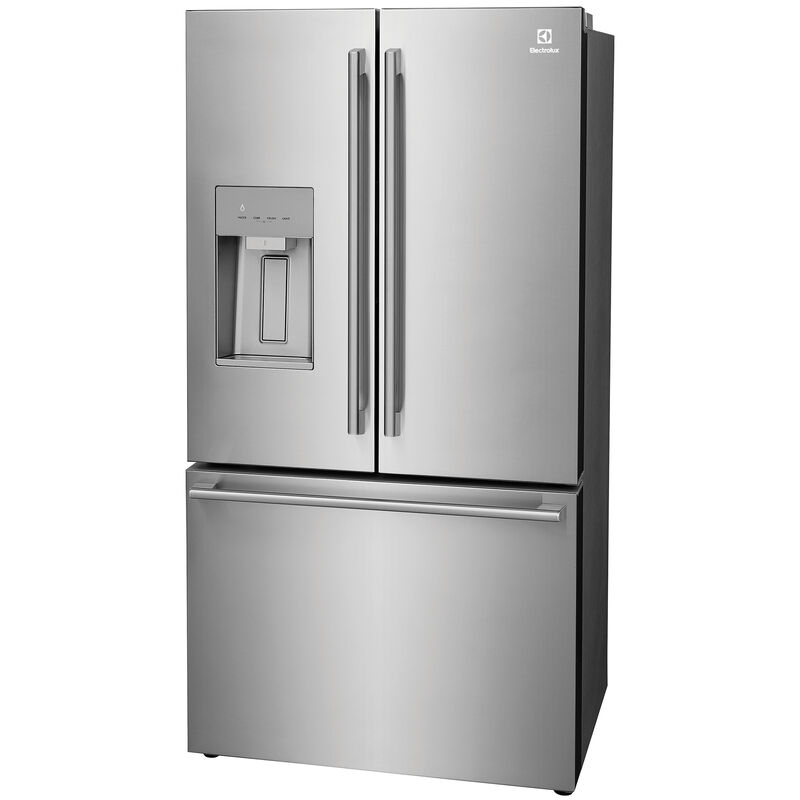 Electrolux 36 in. 22.6 cu. ft. Counter Depth French Door Refrigerator with Ice & Water Dispenser - Stainless Steel, , hires