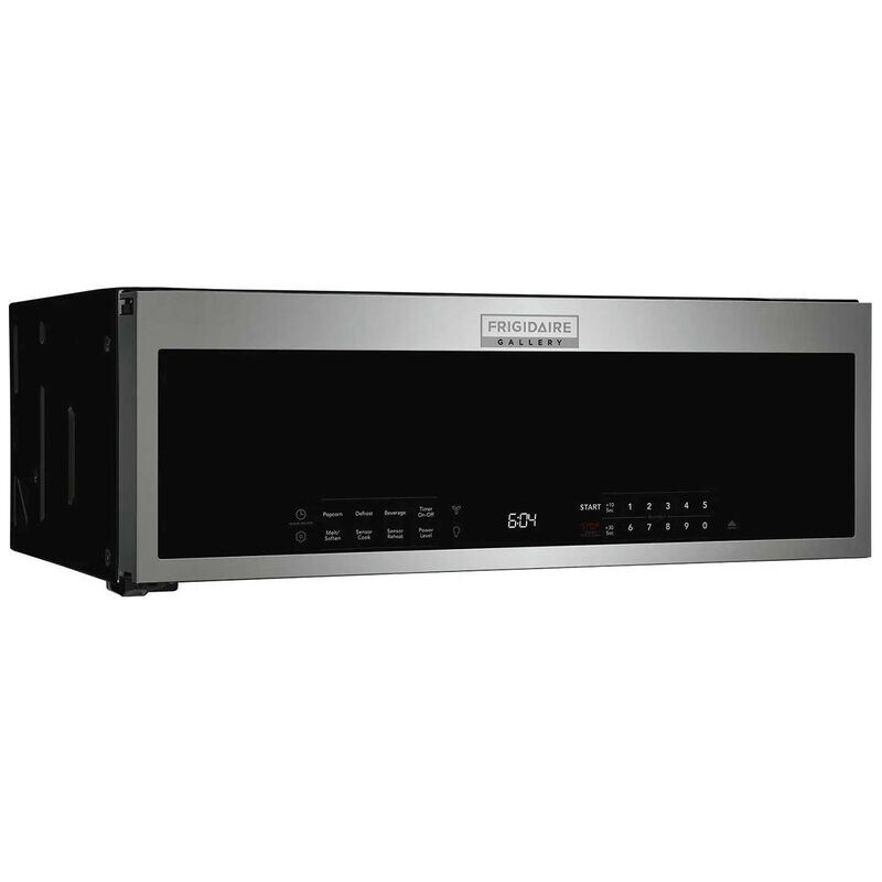 Frigidaire Gallery 30 in. 1.2 cu. ft. Low Profile Over-the-Range Microwave with 400 CFM & Sensor Cooking - Stainless Steel, , hires