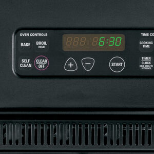 GE 24 in. 2.7 cu. ft. Electric Wall Oven With Self Clean - Black on Black, Black on Black, hires