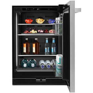 JennAir Noir 24 in. 5 cu. ft. Built-In Undercounter Refrigerator - Stainless Steel, , hires