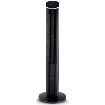 CoolVia 46 in. Oscillating Tower Fan with 3 Speed Setting & Remote Control - Black | CV-RTF460