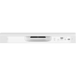 GE 24 in. Front Control Flush-Mount Dishwasher with 59 dBa Sound Level, Dry Boost & Pocket Handle - White, White, hires