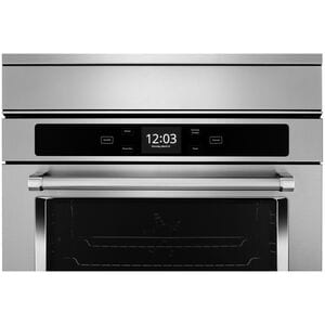 KitchenAid 24 in. 5.2 cu. ft. Smart Top Control Electric Double Wall Oven with True European Convection - Fingerprint Resistant Stainless Steel, , hires