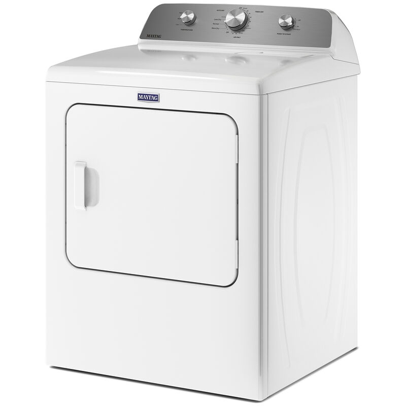 Maytag 29 in. 7.0 cu. ft. Front Loading Gas Dryer with 7 Dryer Programs, 3 Dry Options & Wrinkle Care - White, , hires