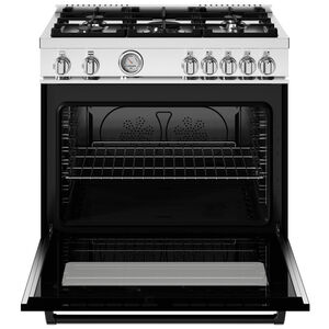 Bertazzoni Master Series 36 in. 5.9 cu. ft. Convection Oven Freestanding LP Gas Range with 5 Sealed Burners - Matte Black, , hires
