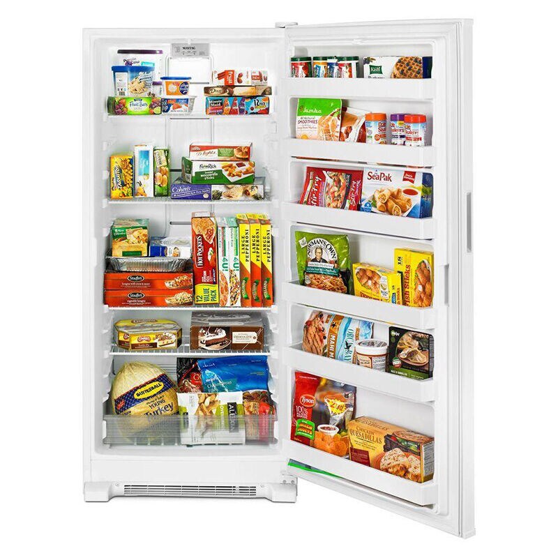 Maytag 30 in. 18.0 cu. ft. Upright Freezer with Adjustable Shelves - White, , hires